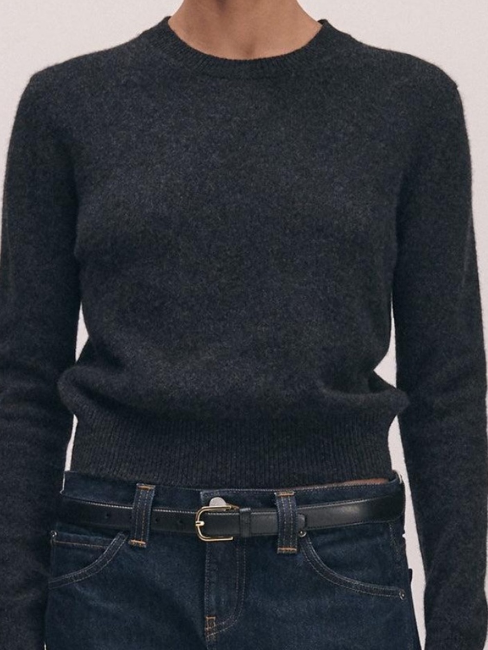 J.Crew Premium Lambswool Crewneck Sweater | Charcoal Gray | Unisex Large